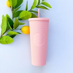 Starbucks Matte Pink Studded Tumbler • Spring 2020